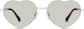 Front view of Foldable Stainlees Steel Heart Frames 1161611 in Silver thumbnail
