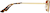 Side view of Four Glasses 1161714 in Gold thumbnail