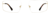 Front view of Rectangle Sunglasses 1161714 in Gold thumbnail