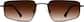 Front view of Rectangle Sunglasses 1161721 in Black thumbnail