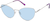 Angle view of Cat-Eye Sunglasses 1161811 in Silver thumbnail