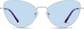 Front view of Cat-Eye Sunglasses 1161811 in Silver thumbnail