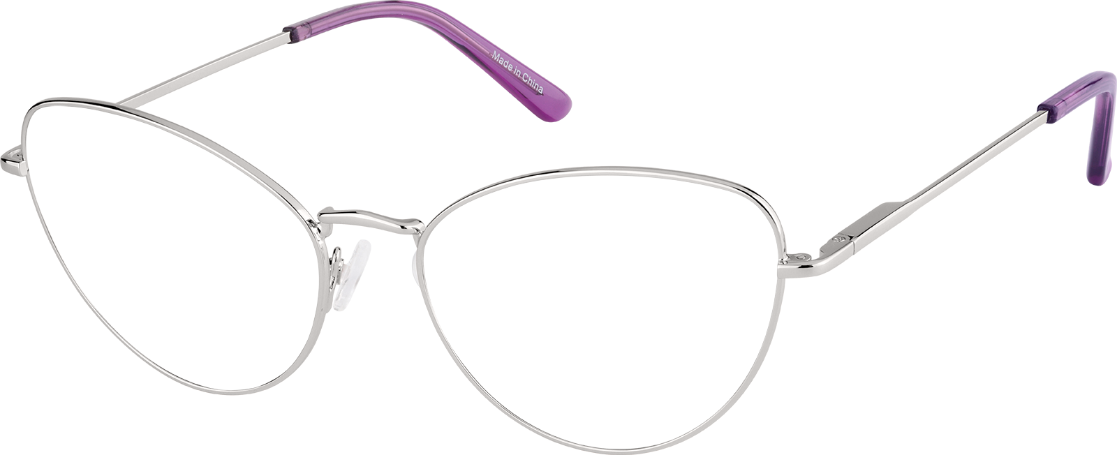Silver Cat-Eye Sunglasses #1161811 | Zenni Optical