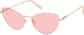 Angle view of Cat-Eye Sunglasses 1161819 in Rose Gold thumbnail