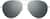 Front view of Aviator Sunglasses 1161911 in Silver thumbnail
