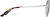 Side view of Aviator Sunglasses 1161911 in Silver thumbnail