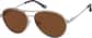 Angle view of Aviator Sunglasses 1161912 in Gray thumbnail
