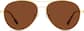 Front view of Aviator Sunglasses 1161914 in Gold thumbnail