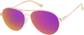 Angle view of Aviator Sunglasses 1161919 in Rose Gold thumbnail