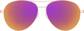 Front view of Aviator Sunglasses 1161919 in Rose Gold thumbnail