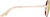 Side view of Aviator Sunglasses 1161919 in Rose Gold thumbnail