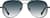 Front view of Aviator Sunglasses 1162012 in Gray thumbnail