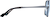Side view of Aviator Sunglasses 1162016 in Blue thumbnail