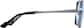 Side view of Aviator Sunglasses 1162016 in Blue thumbnail