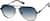 Angle view of Aviator Sunglasses 1162021 in Black thumbnail