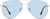 Front view of Aviator Sunglasses 1162111 in Silver thumbnail
