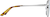 Side view of Aviator Sunglasses 1162111 in Silver thumbnail