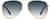 Front view of Aviator Sunglasses 1162114 in Gold thumbnail