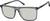 Angle view of Rectangle Sunglasses 116212 in Gray thumbnail