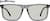 Front view of Rectangle Sunglasses 116212 in Gray thumbnail