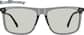 Front view of Rectangle Sunglasses 116212 in Gray thumbnail