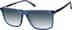 Rectangle Sunglasses 116216 in Blue