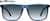 Front view of Rectangle Sunglasses 116216 in Blue thumbnail