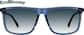 Front view of Rectangle Sunglasses 116216 in Blue thumbnail