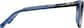 Side view of Rectangle Sunglasses 116216 in Blue thumbnail