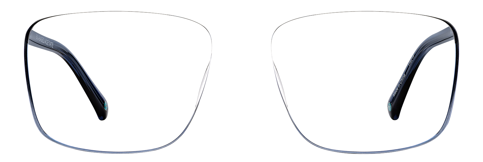 Blue Rectangle Sunglasses #116216 | Zenni Optical