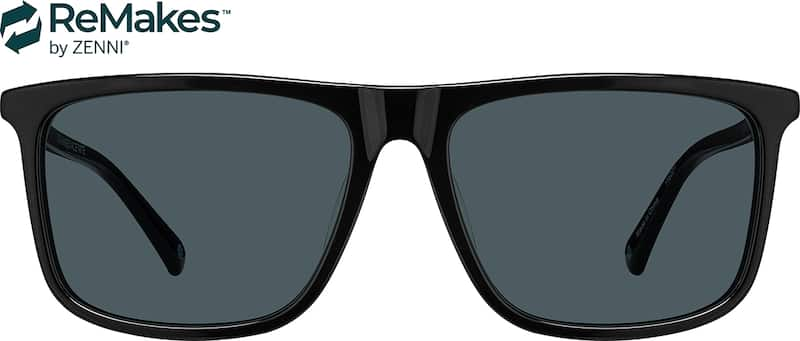 Black Rectangle Sunglasses