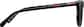 Side view of Rectangle Sunglasses 116221 in Black thumbnail