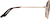 Side view of Aviator Sunglasses 1162214 in Gold thumbnail