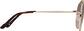 Side view of Aviator Sunglasses 1162214 in Gold thumbnail