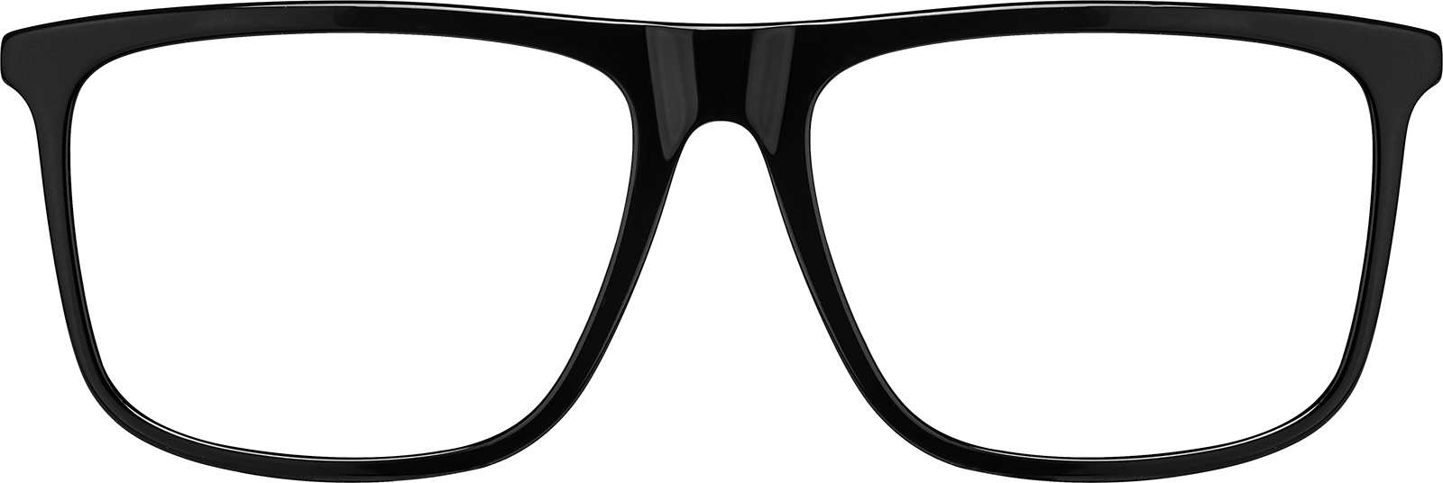 Black Rectangle Sunglasses #116221 | Zenni Optical