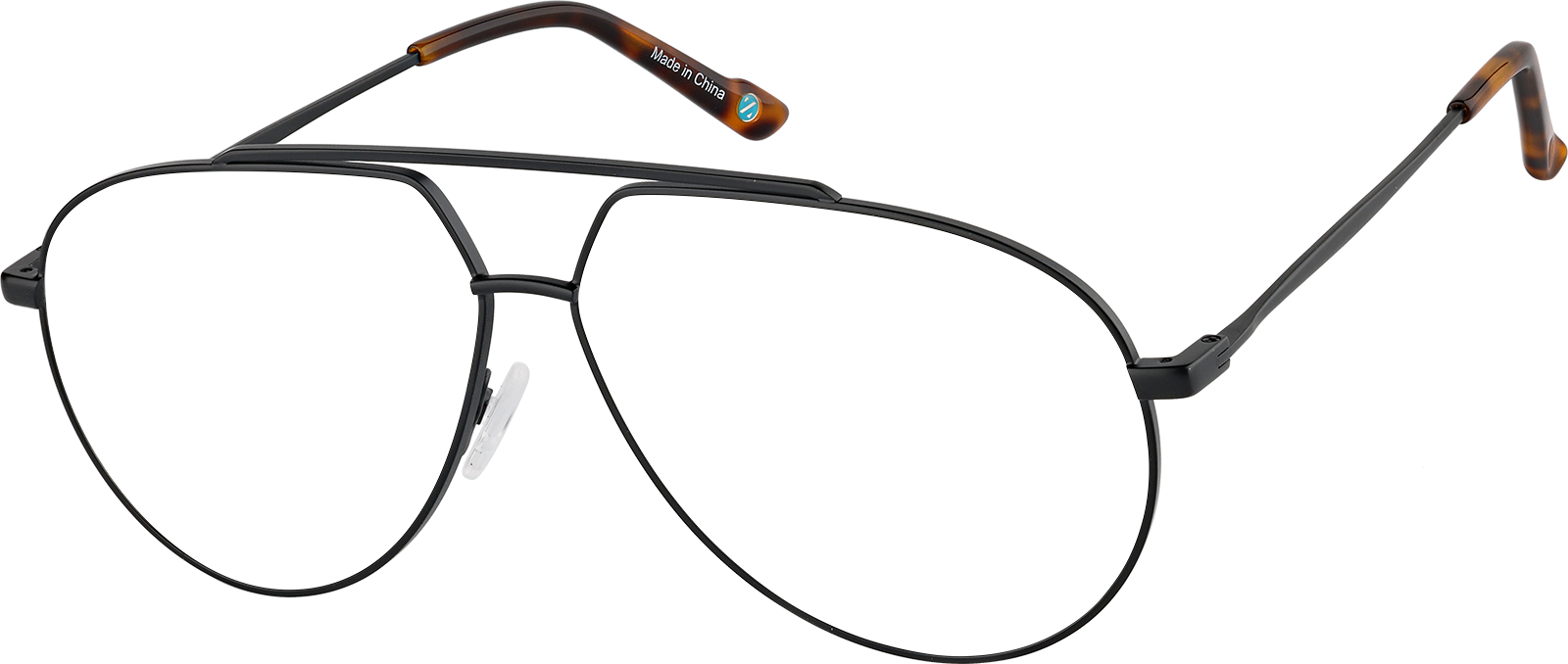 Black Aviator Sunglasses #1162221 | Zenni Optical