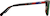 Side view of Rectangle Sunglasses 116225 in Tortoiseshell thumbnail