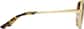 Side view of Aviator Sunglasses 1162314 in Gold thumbnail
