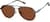 Angle view of Aviator Sunglasses 1162316 in Blue thumbnail