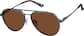 Angle view of Aviator Sunglasses 1162316 in Blue thumbnail