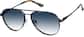 Angle view of Aviator Sunglasses 1162321 in Black thumbnail