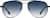 Front view of Aviator Sunglasses 1162321 in Black thumbnail