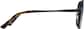 Side view of Aviator Sunglasses 1162321 in Black thumbnail