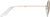 Side view of Foldable Round Sunglasses 1162414 in Gold thumbnail