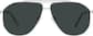 Front view of Aviator Sunglasses 1162511 in Silver thumbnail