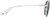 Side view of Aviator Sunglasses 1162511 in Silver thumbnail