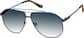 Angle view of Aviator Sunglasses 1162516 in Blue thumbnail