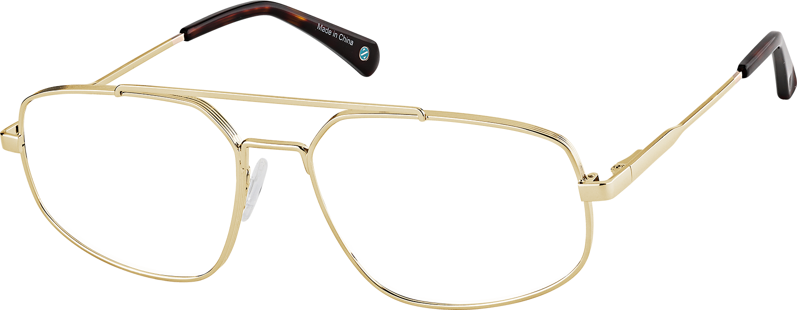 Gold Aviator Sunglasses #1162714 | Zenni Optical