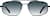 Front view of Aviator Sunglasses 1162721 in Black thumbnail