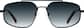 Front view of Aviator Sunglasses 1162721 in Black thumbnail